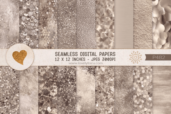 Download Muted Gold Glitter and Metallic Textures - Metal Collection