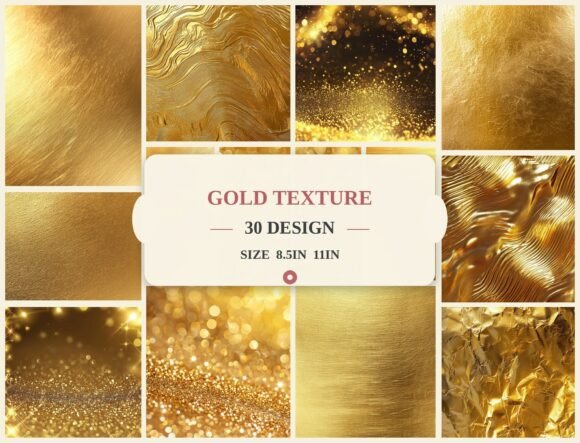 Download Gold Metallic Texture Luxury Foil Paper - Metal Collection