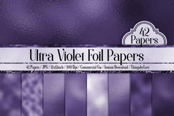 Download Ultra Violet Metallic Foil Papers - Metal Collection