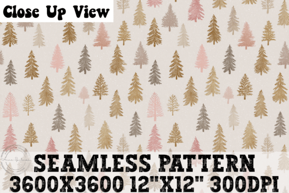 Download Neutral Colors Christmas Trees Pattern - Neutral colors Collection