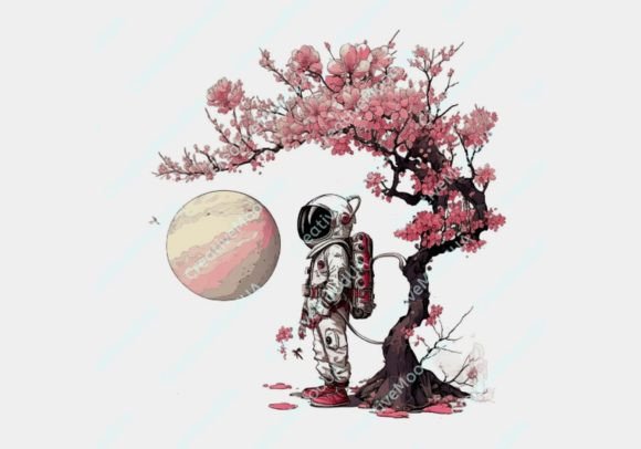 Download An Alien Admires Cherry Blossoms - Blossoms Collection