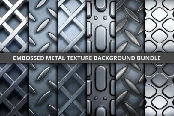 Download Embossed Metal Texture Bundle - Metal Collection