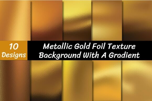Download Metallic Gold Foil Texture Vector - Metal Collection