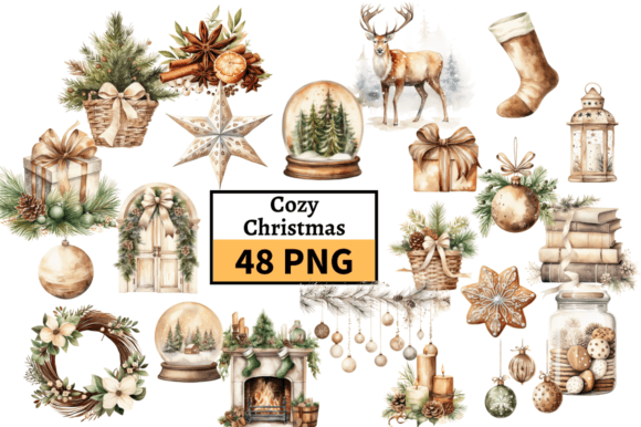 Download Natural Christmas Bundle, Neutral Colors - Neutral colors Collection